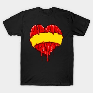 Melting Heart Valentine's Day Gift T-Shirt